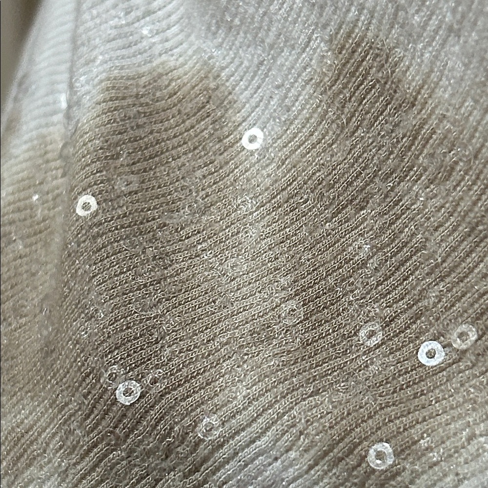 INC International Concepts Black and Cream Tie-Dye Tee with sequence detail - Picture 4 of 6